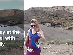 יום בבית המלון עם עקרת בית ממש חובב, milf